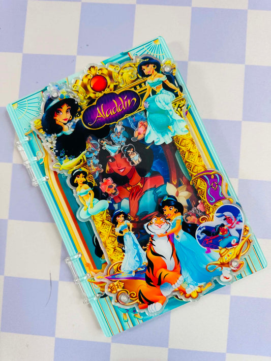 Jasmine  A5 shaker acrylic Notebook